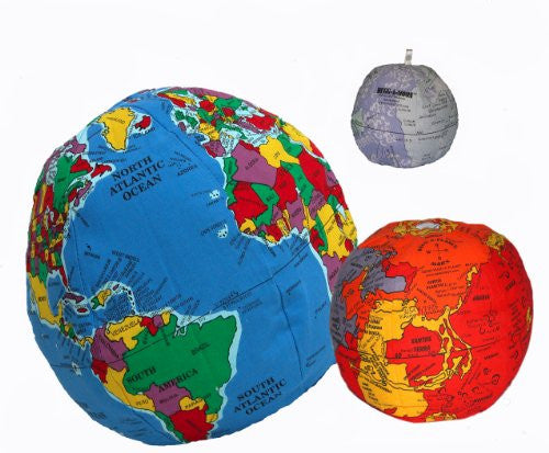 Hugg-A-Planet ISS Bundle, Pocket Earth, Moon, and Mars 3 Piece Set - Hugg-A-Planet